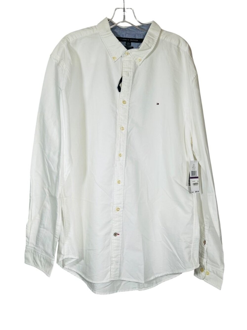 Tommy Hilfiger White Oxford Shirt XXL NWT Studio Rental Classic Fit $69.50